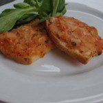 Ristorante Giacomo Arengario - 前菜 ピザ風のカナッペ