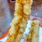 そば処 天寿庵 - 長〜〜い♡♡大好き穴子天♥ぷぷっ❣❣❣