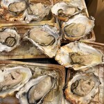 みやじま華屋敷 - プリプリ大ぶりの牡蠣が2個600円です☆