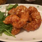 居酒屋きまい - エビチリ暫定西日本一位　衣サクサク。わりと辛め。良いアテでんな〜