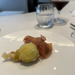 L'OCEANO - 花ズッキーニ モッツァレラ 生ハム