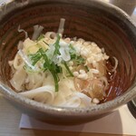 鮮屋伊予 - 冷たいうどんで締め