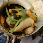 佐原 千与福 - サザエの壷焼き