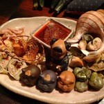 黒猫夜 - 2014年５月の前菜盛り合わせ