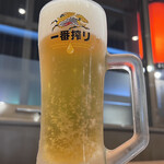 ラーメン縁屋 - 一番搾り／中ジョッキ546円