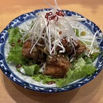 ラーメン縁屋 - 台湾風とり唐揚げ670円