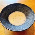 MAISON INCO - 山椒ビシソワーズ(じゃがいもの冷たいスープ　レモンオイル)