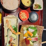 かに喰亭ますよね - お造り定食（上）
