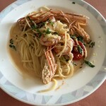 カーサ ボンジーノ - 赤エビのクリームソースパスタ