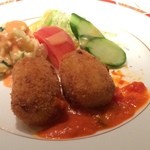 開晴亭 - もう一個なくなってるし！！カニクリーム( ‘ jjj ’ )y