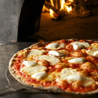 Crispy wood-fired Roman-style pizza