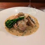 現代茶寮 銀座風月堂 - 和歌山県産舌平目のムニエール　ソースノルマンド