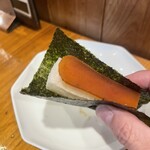 あかぎ - カラスミ餅 海苔巻き