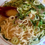 長浜ラーメン一番 - 替え玉投入後です