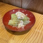 あかぎ - 翡翠茄子 胡麻酢クリーム掛け