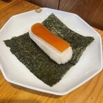 あかぎ - カラスミ餅 海苔巻き