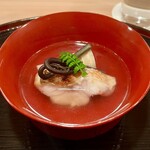 四ッ谷 みね村 - 椀物- 甘鯛　筍　鍵蕨(那須高原)