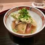 四ッ谷 みね村 - 先付けは秋田のタラの芽。