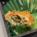 じんぼ - カキフライ；断面