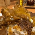 カレー屋 パクパクもりもり - とろとろ玉子+キーマアップ