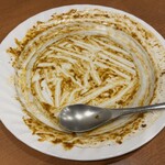 カレー屋 パクパクもりもり - 完食です