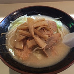 古潭 - 野菜味噌らーめんチャーシュー、メンマトッピング@800円