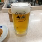 八重勝 - 生ビール（中）スーパードライ