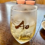 自家製麺 麺や ひなた - 南高梅酒 ロック