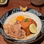 鳥茂 - 豚すき焼き