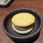 鳥茂 - マカロンチョコアイス