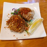 ななくさ食堂 - 若鶏の竜田揚げザクザクスパイスのせ