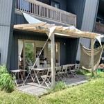 巡るインド - テラス席