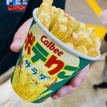 カルビープラス - 「ポテりこサラダ」390円税込み♫