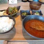 口福kitchen - 料理写真:洋LuNCH 煮込みハンバーグ