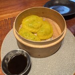 GINGER GRASS modern thai vietnamese - 海老とセロリの蒸し餃子