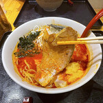 超純水採麺 天国屋 - 大きなチャーシュー