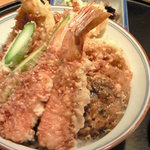 西麻布天ぷら魚新 - 特製天丼