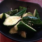 紅梅園 - H.26.9.2.夜 やみつき胡瓜 280円