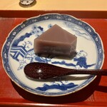 銀座 しのはら - 能登大納言の水羊羹