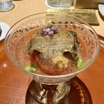 銀座 しのはら - 豪華な食材ですが爽やかな先付けでさっぱりといただけます