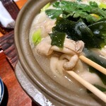 さぬきや - かきの京みそ仕立 味噌煮込みうどん