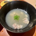 銀座 しのはら - 後から添えられた蛤の餡をかけて　さらにコクを増したご飯になりおかわりしてしまいました！