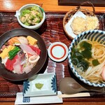 さぬきや - 海鮮ちらし鮨(小うどん付き)