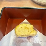 つづらそば - だし巻き玉子の天ぷら