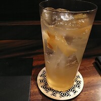 SHARI赤坂 / 鉄板焼みたき赤坂 - ジンジャエール　これは食とは別でおすすめです。ここでしか味わえません。