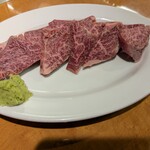 焼肉やっちゃん - 上ハラミ(ワサビ醤油)