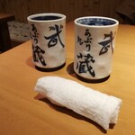 あぶり処 武蔵 - 冷たいお茶♪