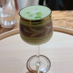 温石 - 枝豆の擦り流し。すり切り一杯です\(//∇//)\