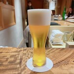 温石 - 最初は生ビール