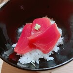 温石 - 三膳目はシャブシャブと同じ個体の赤身漬け